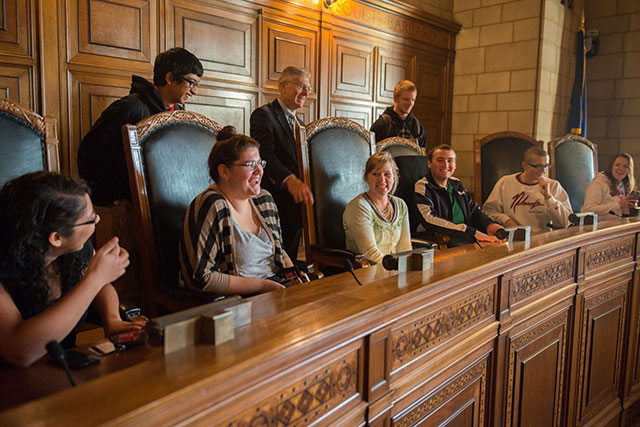 Nebraska Supreme Court visit 2013
