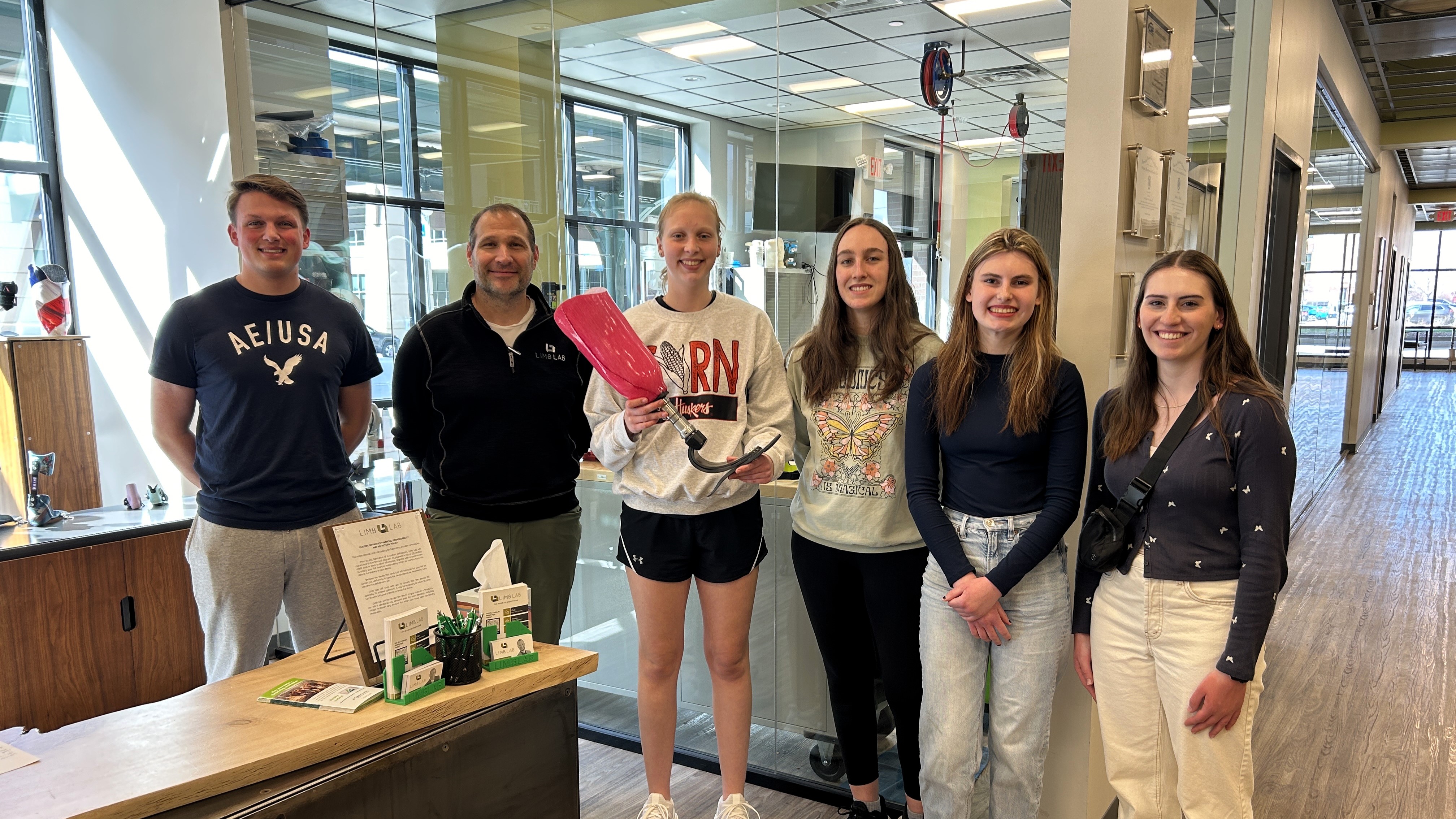 Students at the Limb Lab