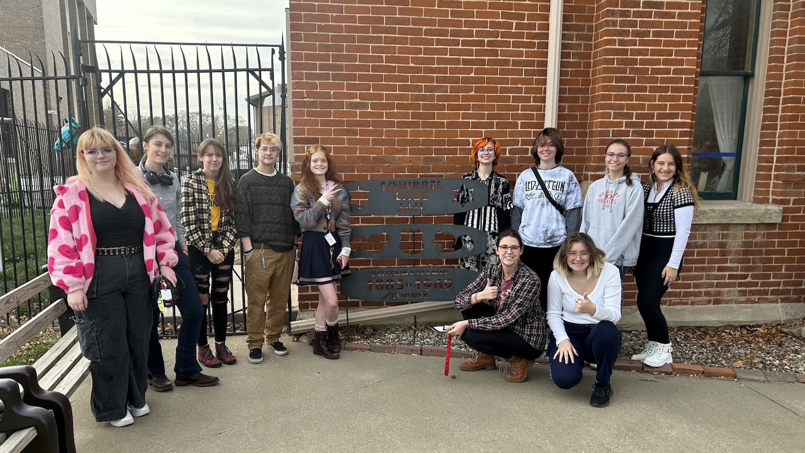 Pre-Law and Forensic Science students visit the Squirrel Cage Jail