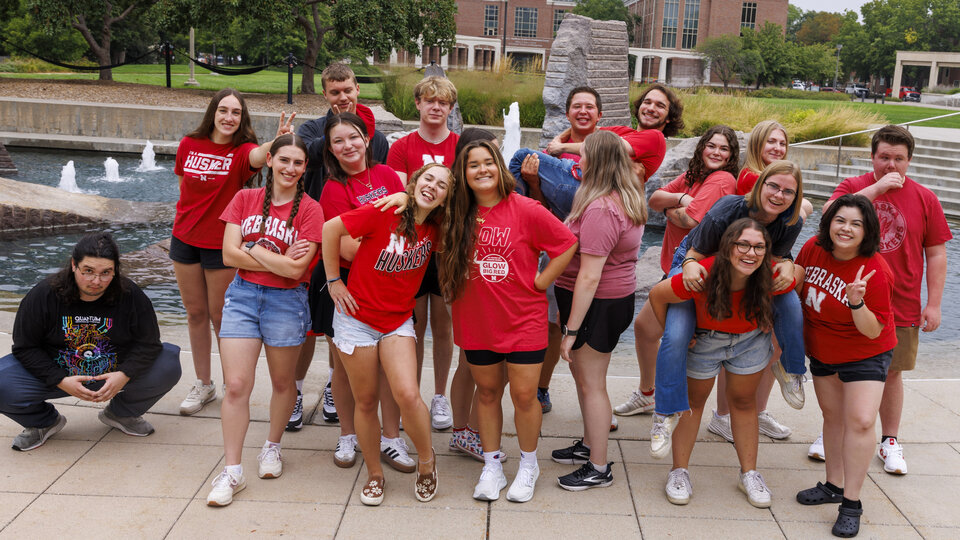 Group of student Peer Mentors